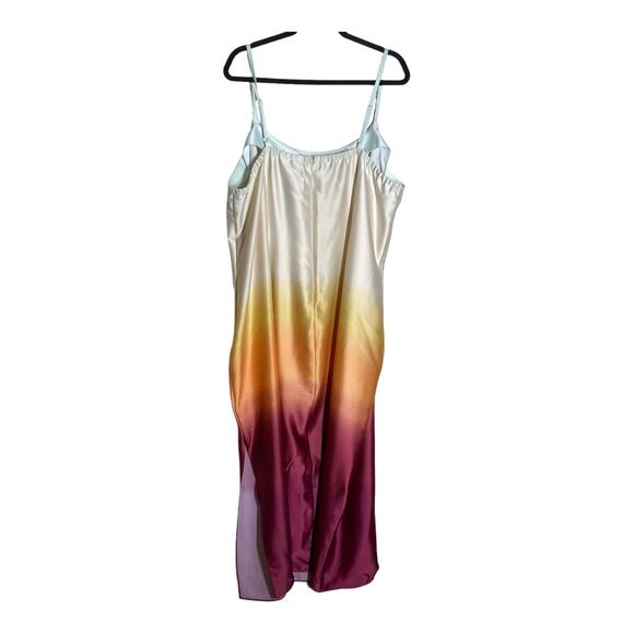 Lane Bryant Scoop Neck Resort Ombre Slip Dress Size 24 NWT - Picture 9 of 10